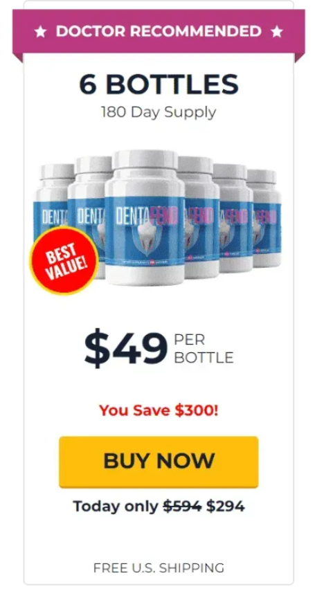 Limited-time offer: Dentafend price reduced to $49